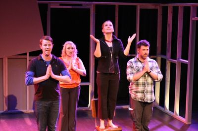 David Spencer, Michael Lindner, Laura Fitzpatrick, and Lara Thew Photo